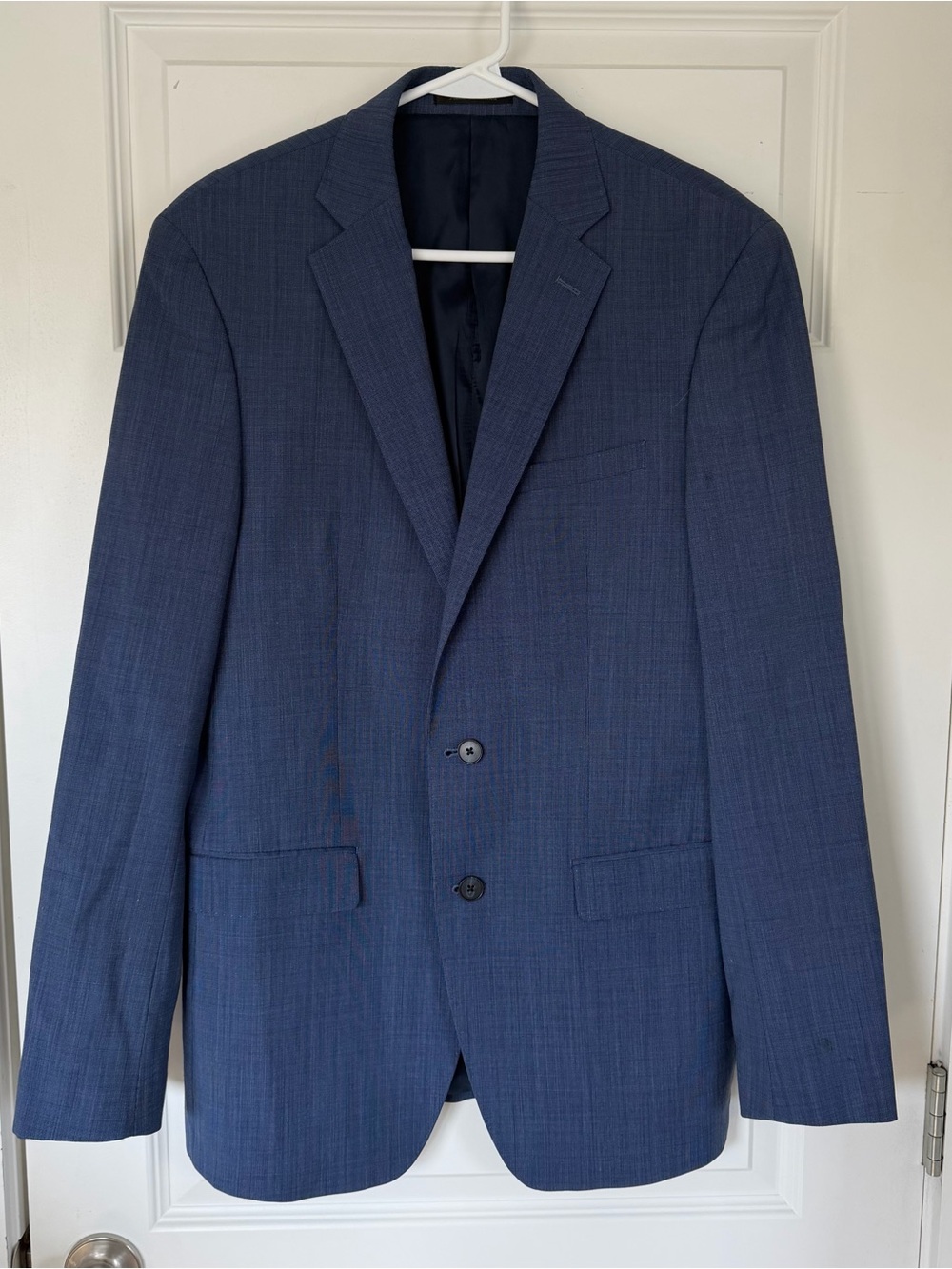 Calvin Klein Men's Classic Navy Two-Button Suit Jacket